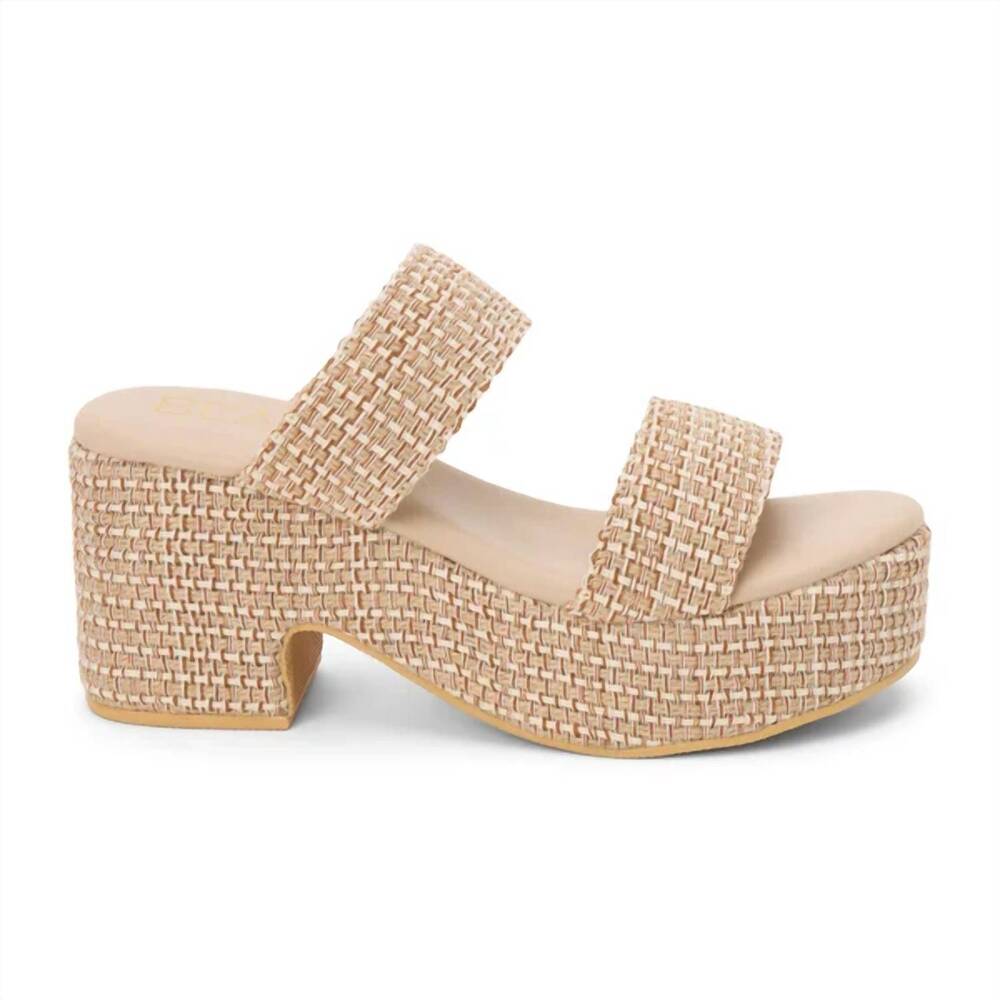 NEW MATISSE women's ocean ave platform sandals in beige